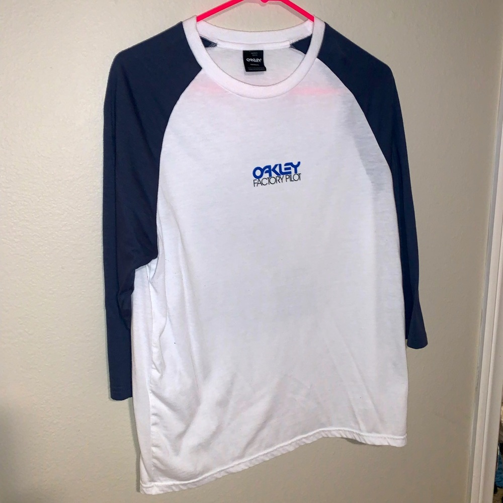 Mens oakley factory pilot baseball tee